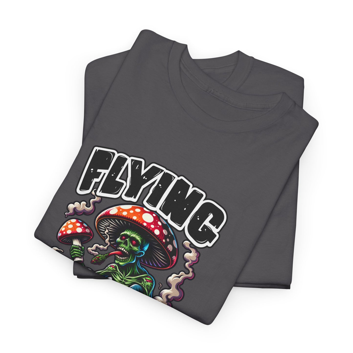 Flying High Unisex Cotton Tee, Psychedelic Shirt, Casual Wear, Gift for Stoners, Retro Fashion, Fun Graphic T-Shirt