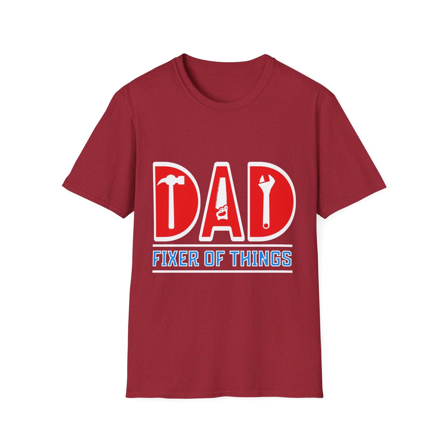 Dad Fixer of Things T-Shirt, Gift for Dad, Father's Day Shirt, Dad Humor Tee, Unisex Softstyle Tee