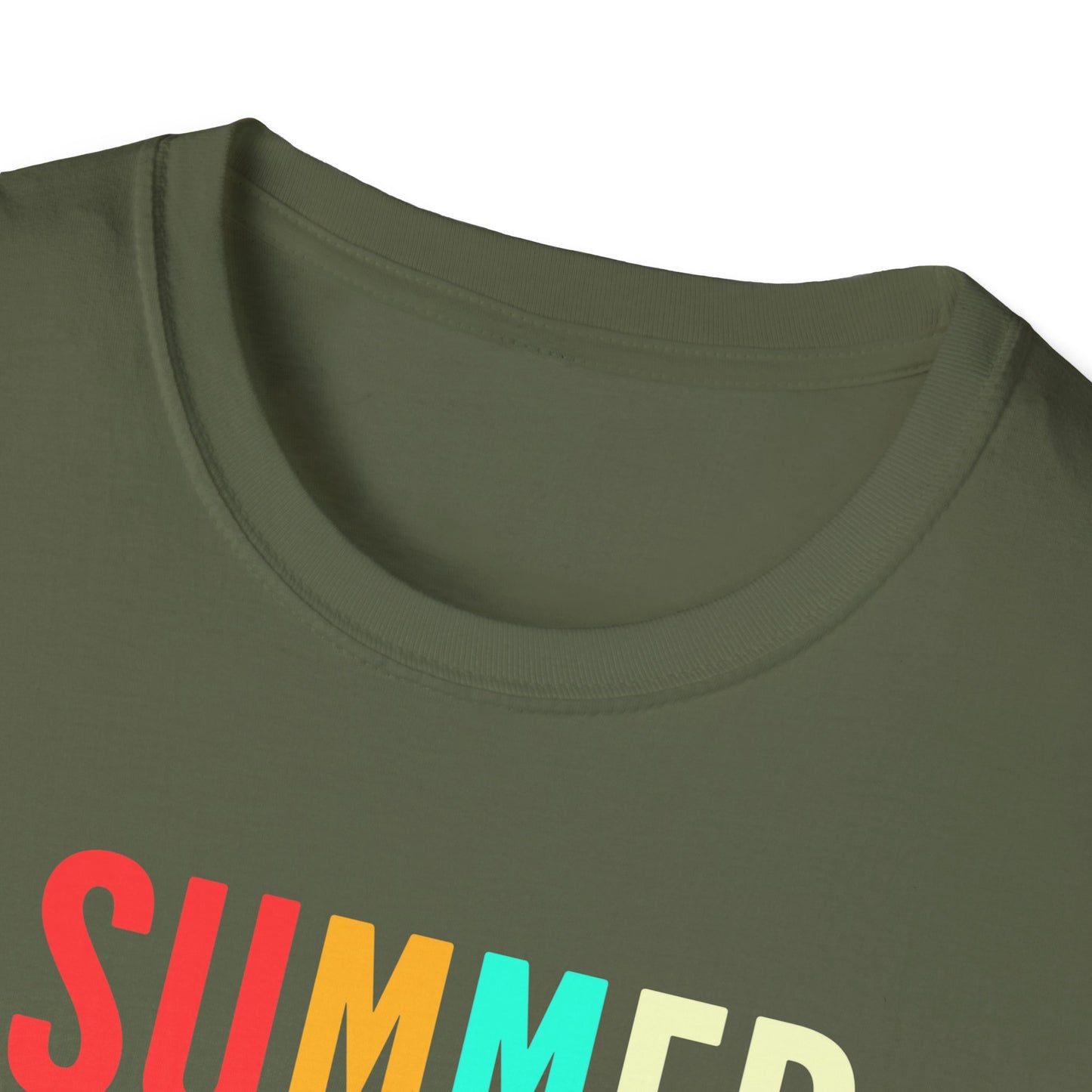 Summer Vibes Unisex T-Shirt, Beach Party Shirt, Casual Wear, Gift for Friends, Vacation Outfit, Coaster Inspired Design
