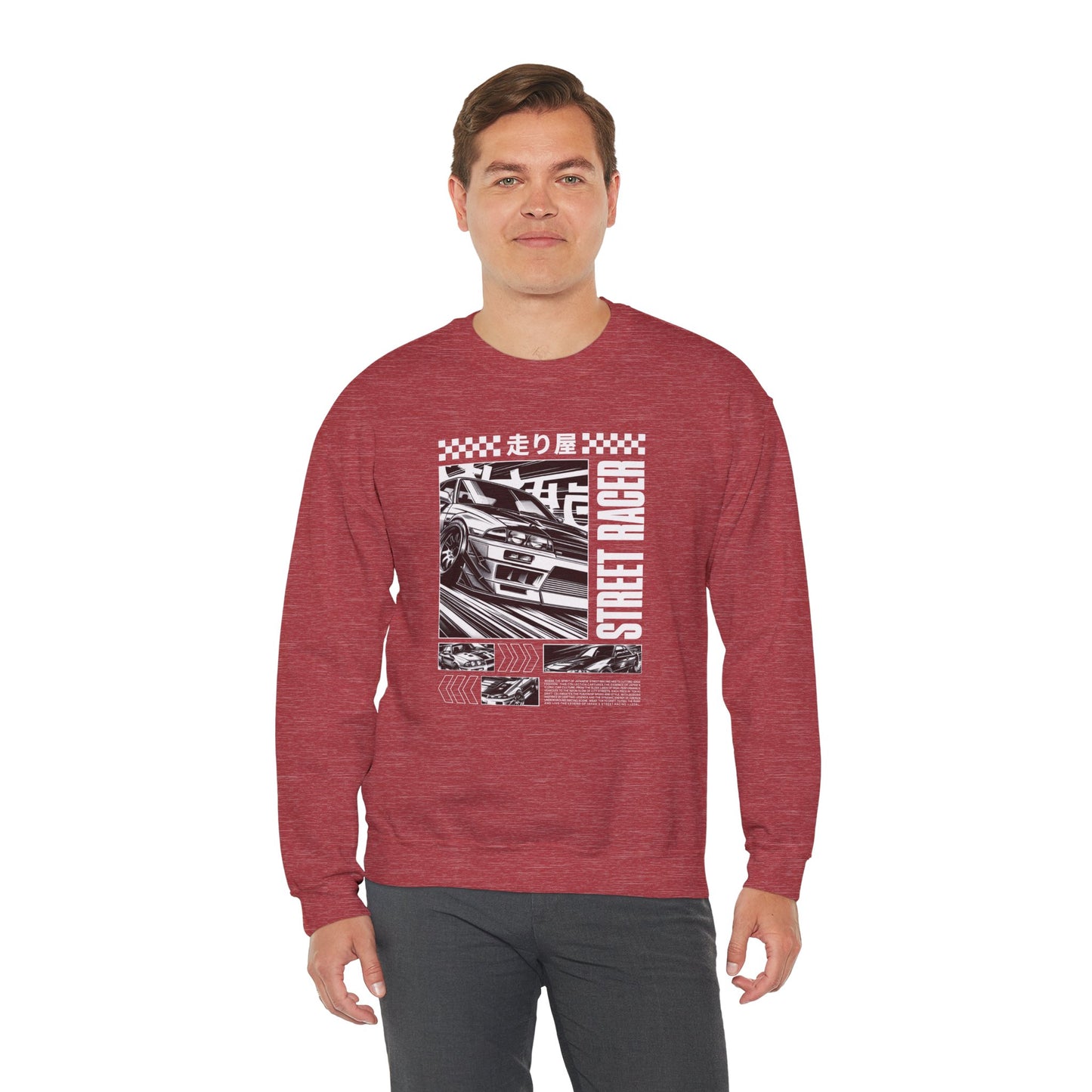 Vintage Racing Graphic Sweatshirt, Cool Car Sweatshirt, Automotive Gift, Unisex Crewneck, Casual Wear, Perfect for Car Lovers