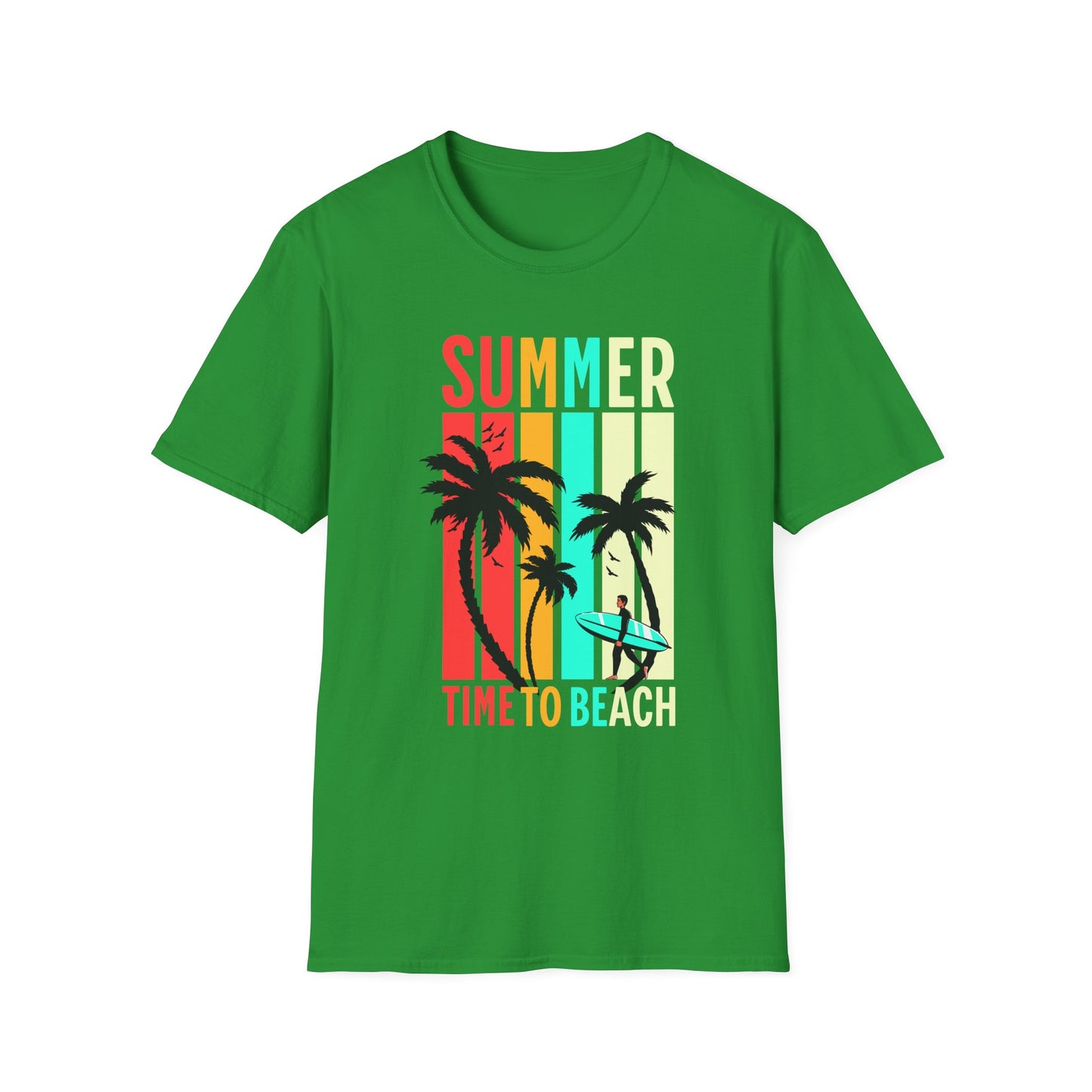 Summer Vibes Unisex T-Shirt, Beach Party Shirt, Casual Wear, Gift for Friends, Vacation Outfit, Coaster Inspired Design