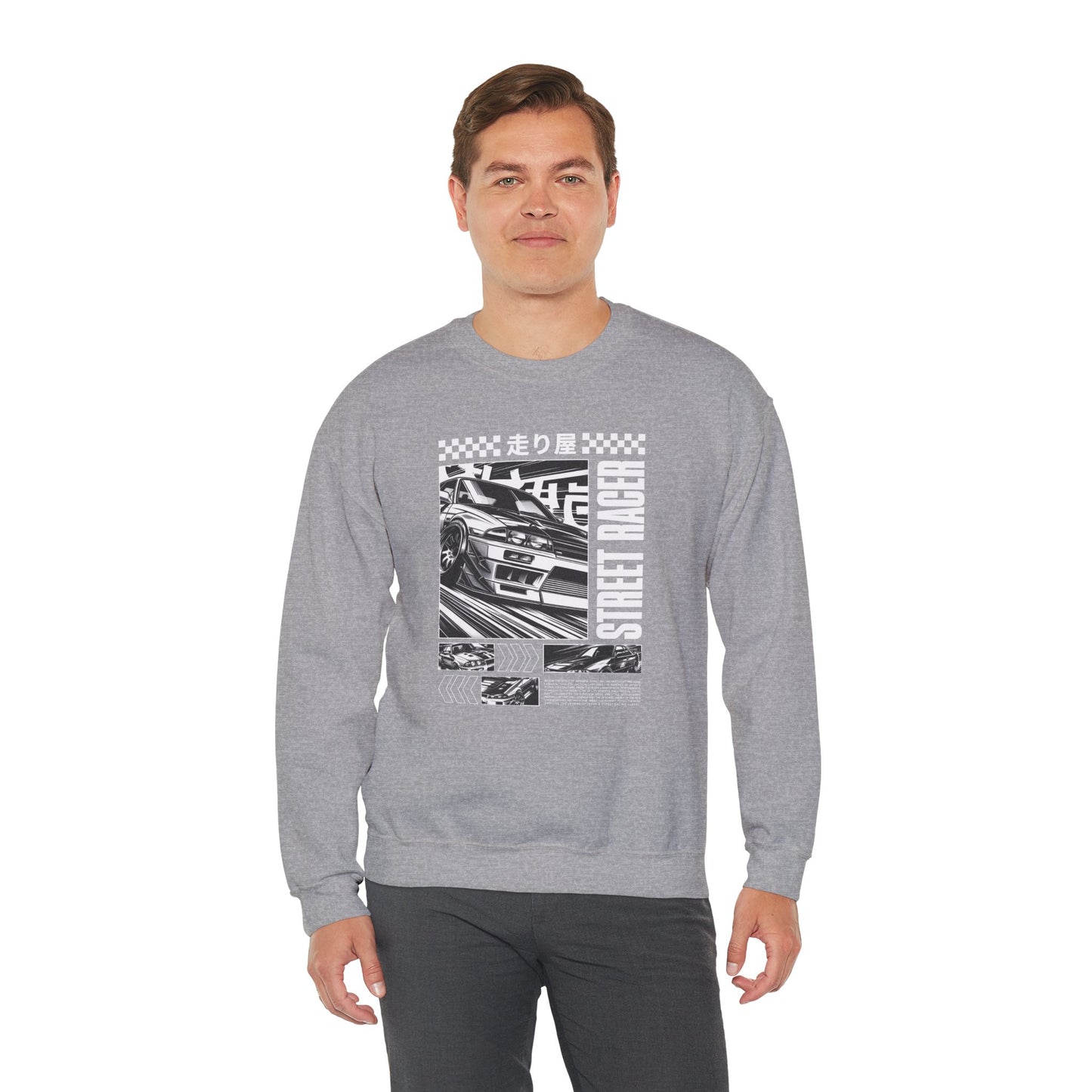 Vintage Racing Graphic Sweatshirt, Cool Car Sweatshirt, Automotive Gift, Unisex Crewneck, Casual Wear, Perfect for Car Lovers