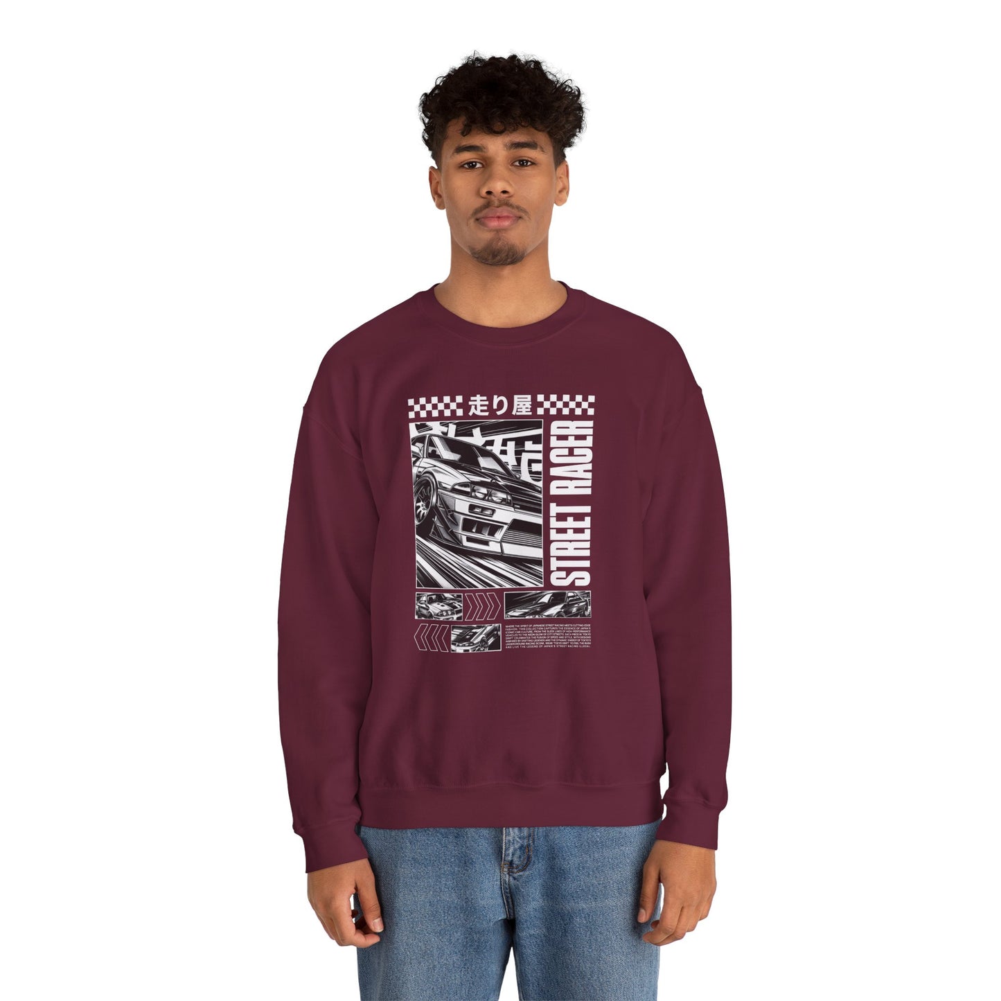 Vintage Racing Graphic Sweatshirt, Cool Car Sweatshirt, Automotive Gift, Unisex Crewneck, Casual Wear, Perfect for Car Lovers