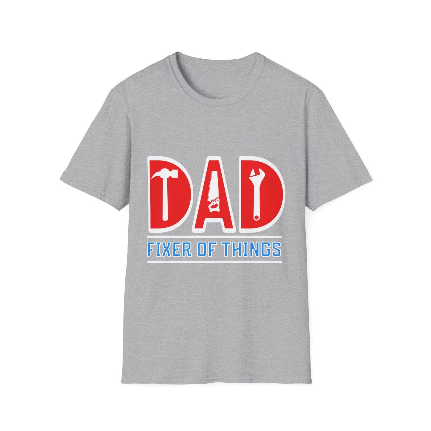 Dad Fixer of Things T-Shirt, Gift for Dad, Father's Day Shirt, Dad Humor Tee, Unisex Softstyle Tee