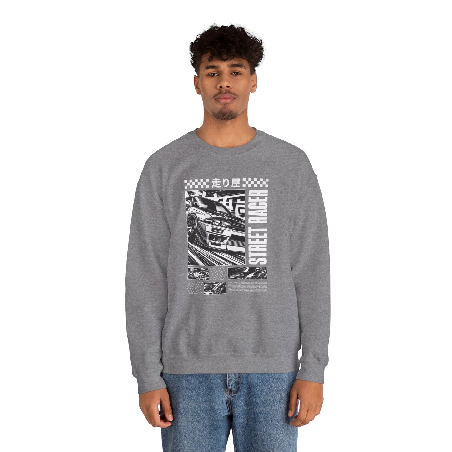 Vintage Racing Graphic Sweatshirt, Cool Car Sweatshirt, Automotive Gift, Unisex Crewneck, Casual Wear, Perfect for Car Lovers