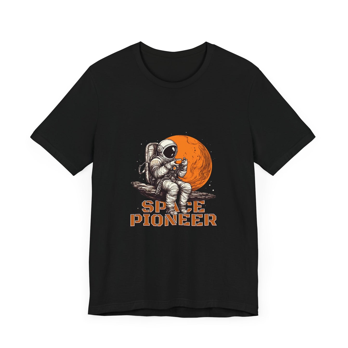 Space Pioneer Astronaut Tee, Cosmic Shirt, Gift for Astro Lovers, Unisex Graphic Tee, Sci-Fi T-Shirt, Casual Spacewear