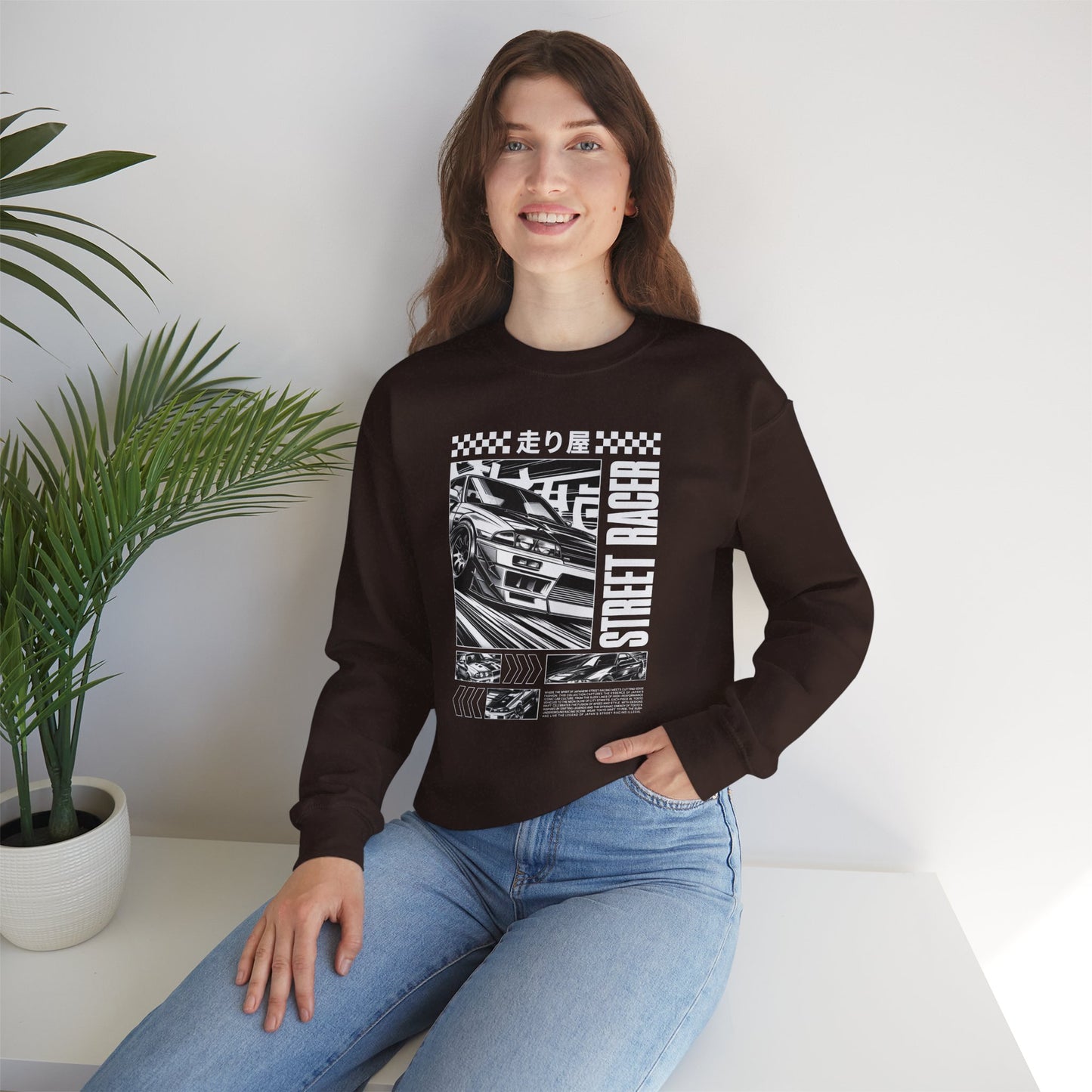 Vintage Racing Graphic Sweatshirt, Cool Car Sweatshirt, Automotive Gift, Unisex Crewneck, Casual Wear, Perfect for Car Lovers