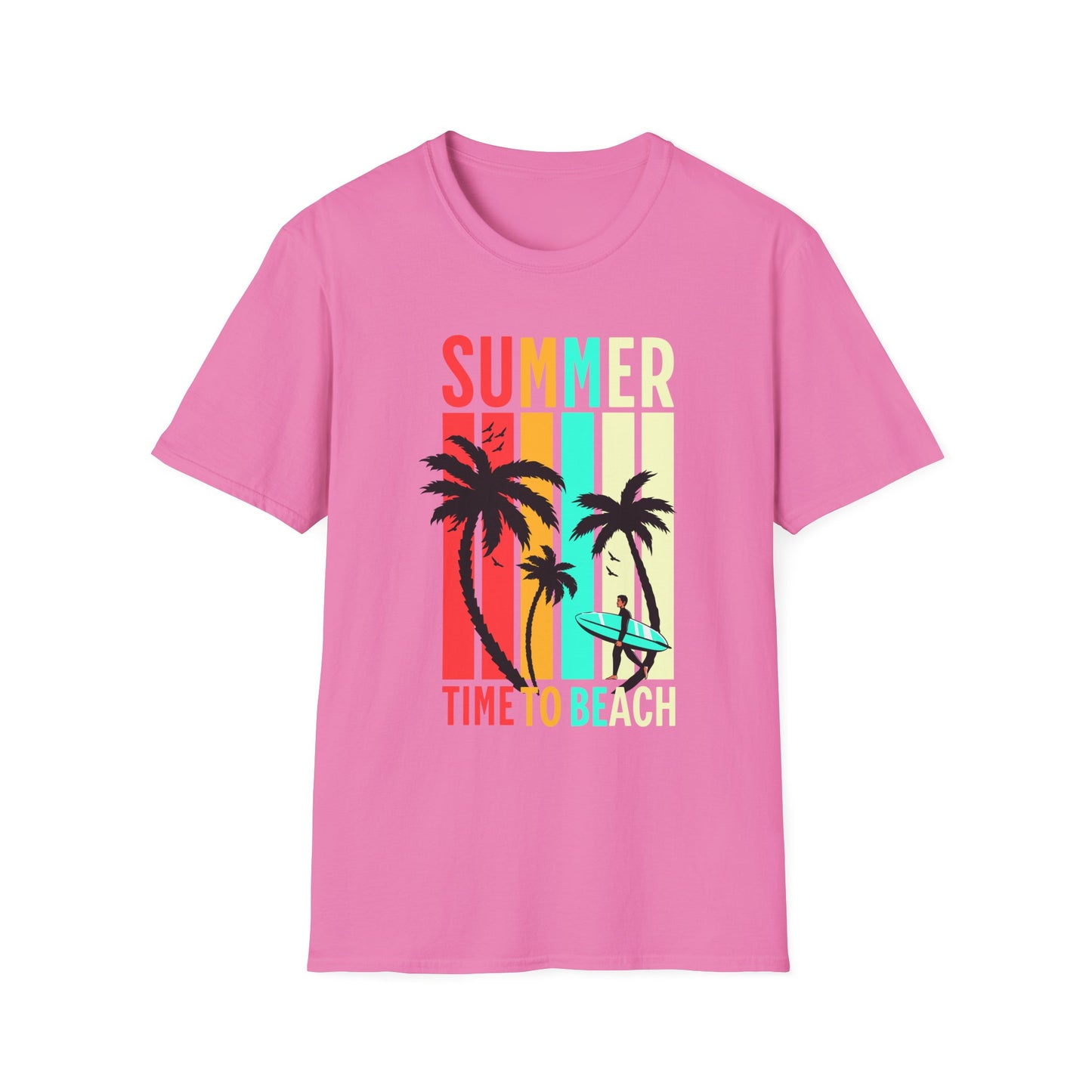 Summer Vibes Unisex T-Shirt, Beach Party Shirt, Casual Wear, Gift for Friends, Vacation Outfit, Coaster Inspired Design