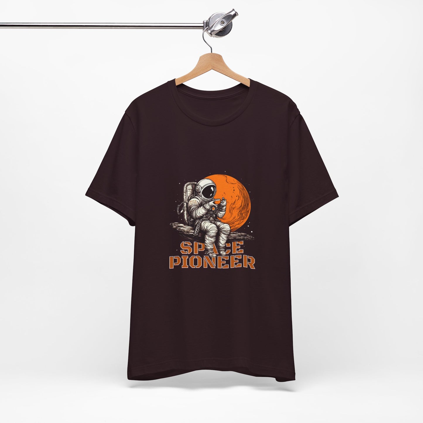 Space Pioneer Astronaut Tee, Cosmic Shirt, Gift for Astro Lovers, Unisex Graphic Tee, Sci-Fi T-Shirt, Casual Spacewear