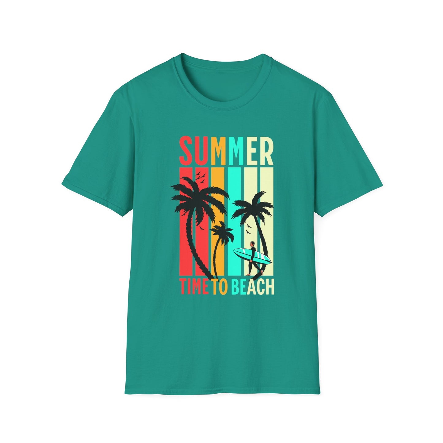 Summer Vibes Unisex T-Shirt, Beach Party Shirt, Casual Wear, Gift for Friends, Vacation Outfit, Coaster Inspired Design