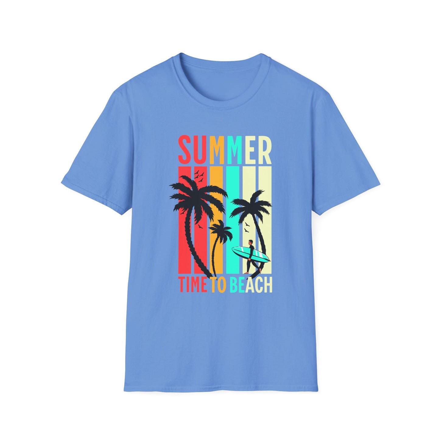 Summer Vibes Unisex T-Shirt, Beach Party Shirt, Casual Wear, Gift for Friends, Vacation Outfit, Coaster Inspired Design
