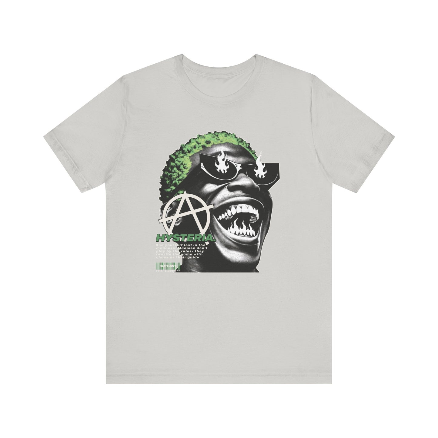 Bold Graphic Tee, Edgy Streetwear Shirt, Urban Casual Wear, Unisex Fashion Top, Gift for Music Lovers, Distinctive Artwork Tee