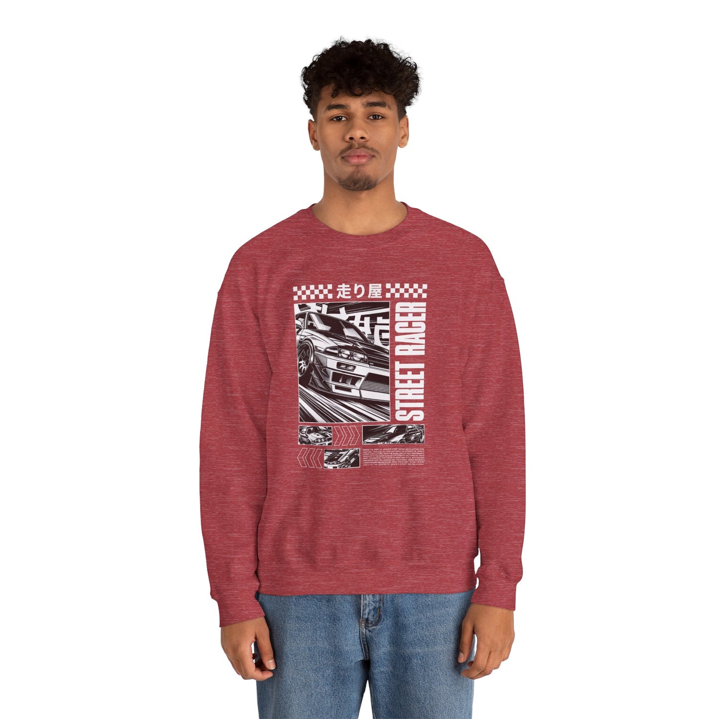 Vintage Racing Graphic Sweatshirt, Cool Car Sweatshirt, Automotive Gift, Unisex Crewneck, Casual Wear, Perfect for Car Lovers
