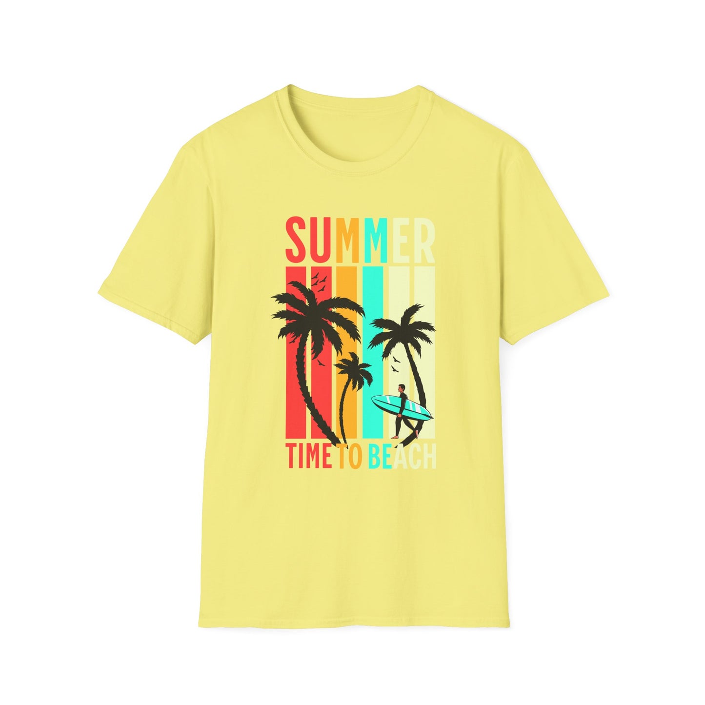 Summer Vibes Unisex T-Shirt, Beach Party Shirt, Casual Wear, Gift for Friends, Vacation Outfit, Coaster Inspired Design