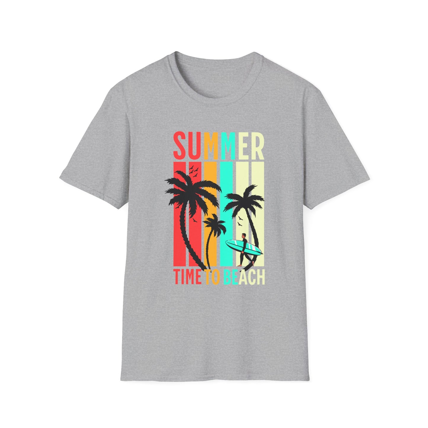 Summer Vibes Unisex T-Shirt, Beach Party Shirt, Casual Wear, Gift for Friends, Vacation Outfit, Coaster Inspired Design