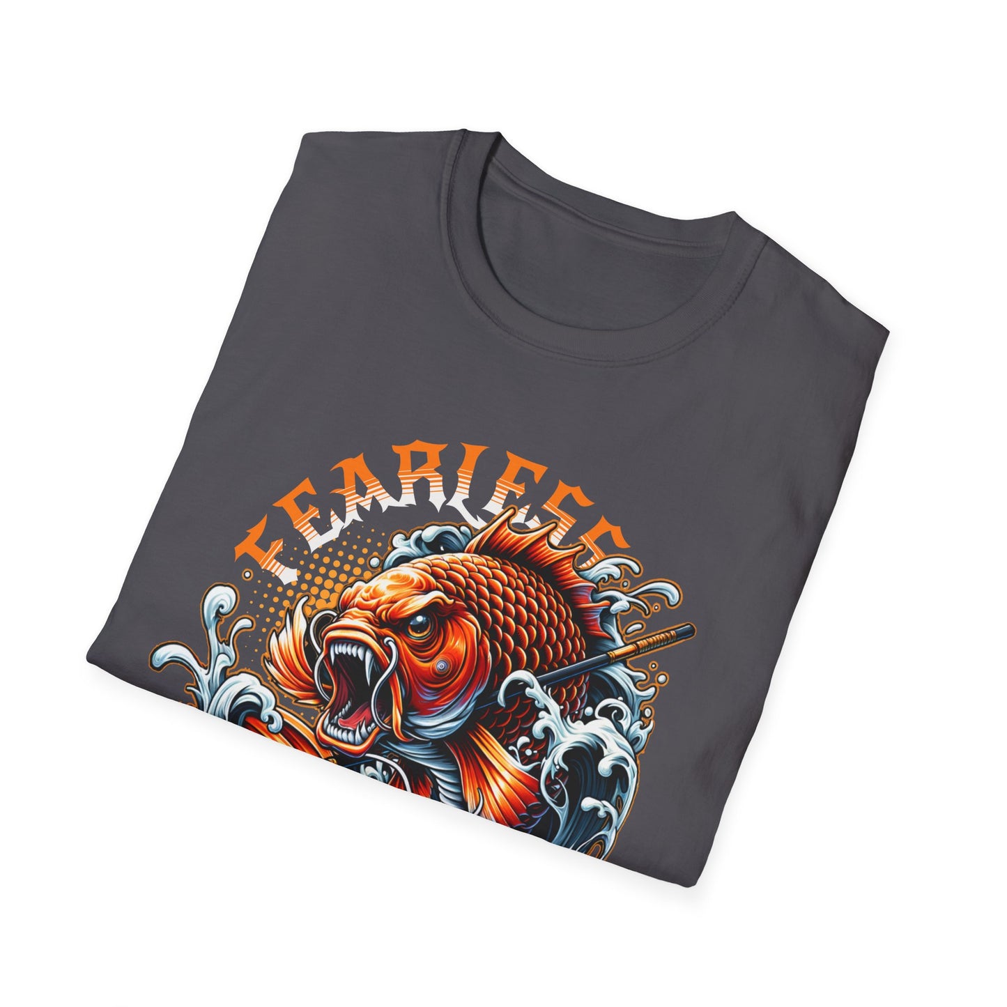 Fearless Koi Unisex Softstyle T-Shirt - Inspirational Gift, Casual Wear, Everyday Comfort, Success Apparel, Relaxed Fit