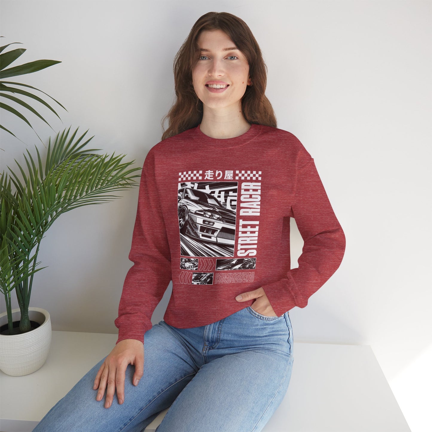 Vintage Racing Graphic Sweatshirt, Cool Car Sweatshirt, Automotive Gift, Unisex Crewneck, Casual Wear, Perfect for Car Lovers