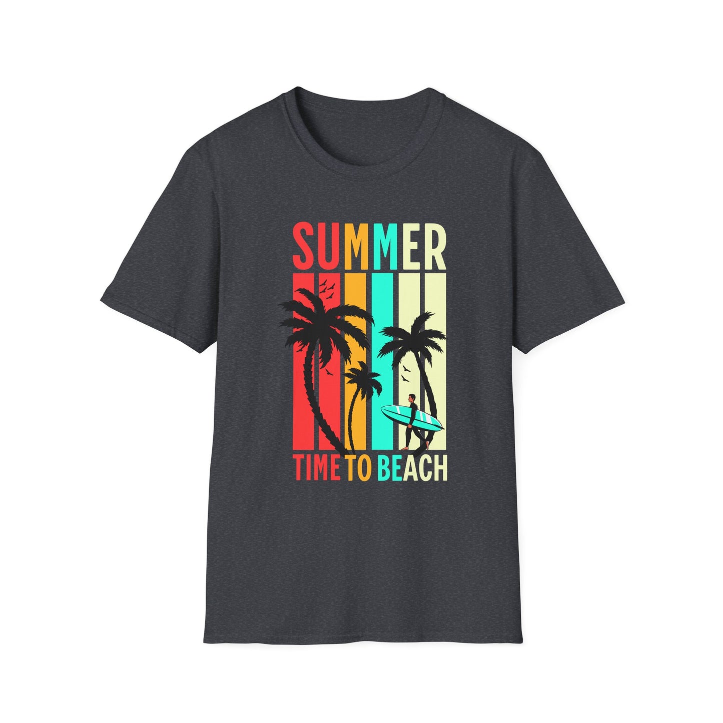 Summer Vibes Unisex T-Shirt, Beach Party Shirt, Casual Wear, Gift for Friends, Vacation Outfit, Coaster Inspired Design
