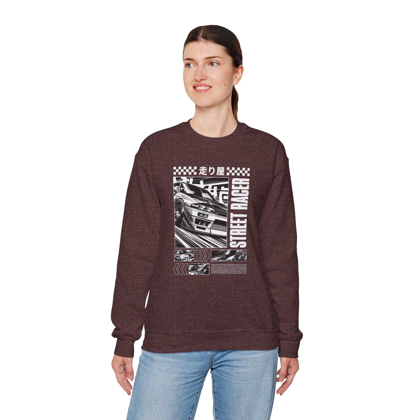 Vintage Racing Graphic Sweatshirt, Cool Car Sweatshirt, Automotive Gift, Unisex Crewneck, Casual Wear, Perfect for Car Lovers