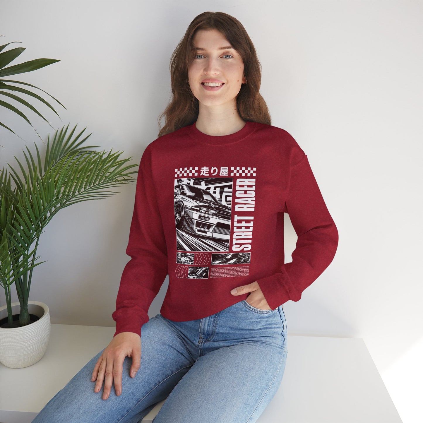 Vintage Racing Graphic Sweatshirt, Cool Car Sweatshirt, Automotive Gift, Unisex Crewneck, Casual Wear, Perfect for Car Lovers