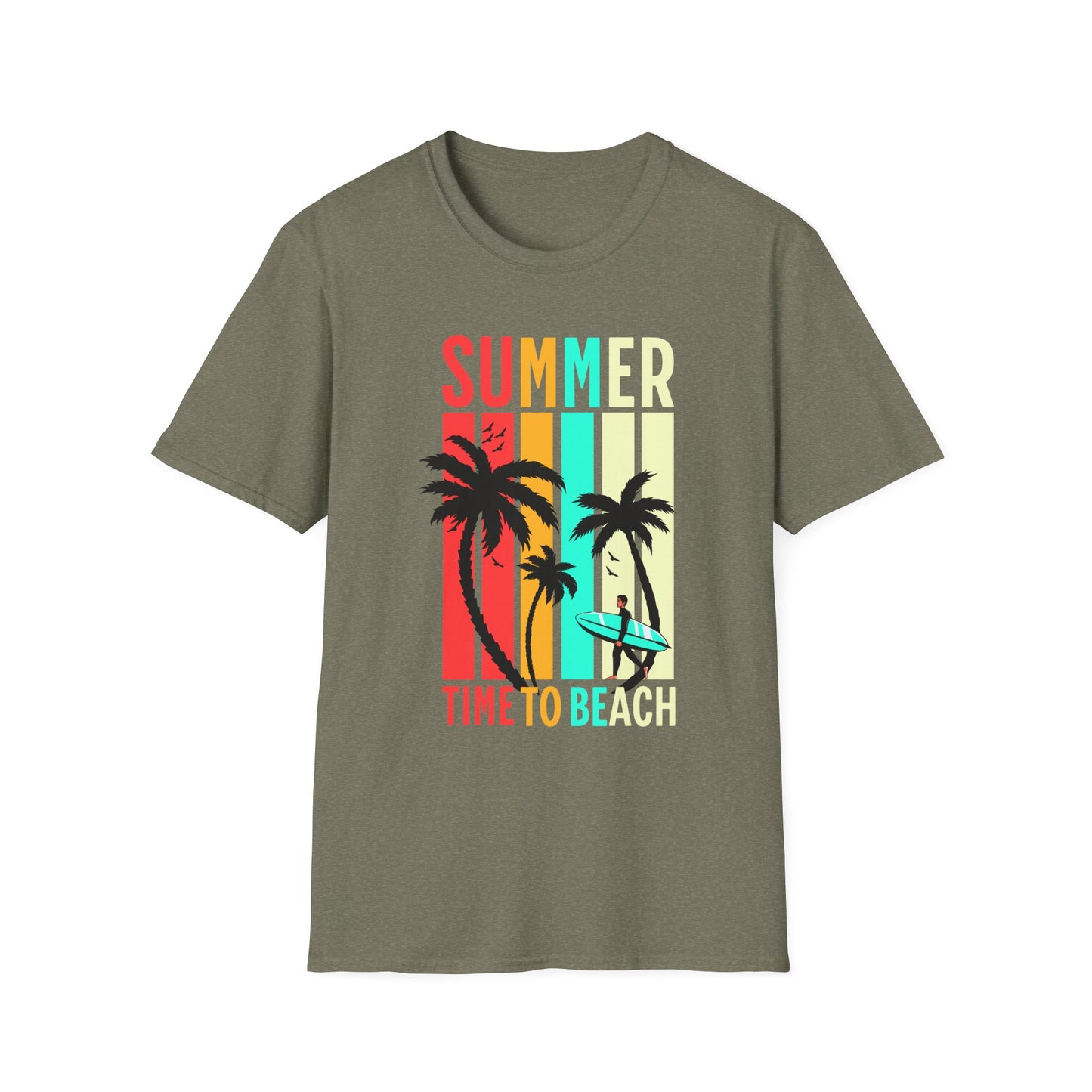 Summer Vibes Unisex T-Shirt, Beach Party Shirt, Casual Wear, Gift for Friends, Vacation Outfit, Coaster Inspired Design