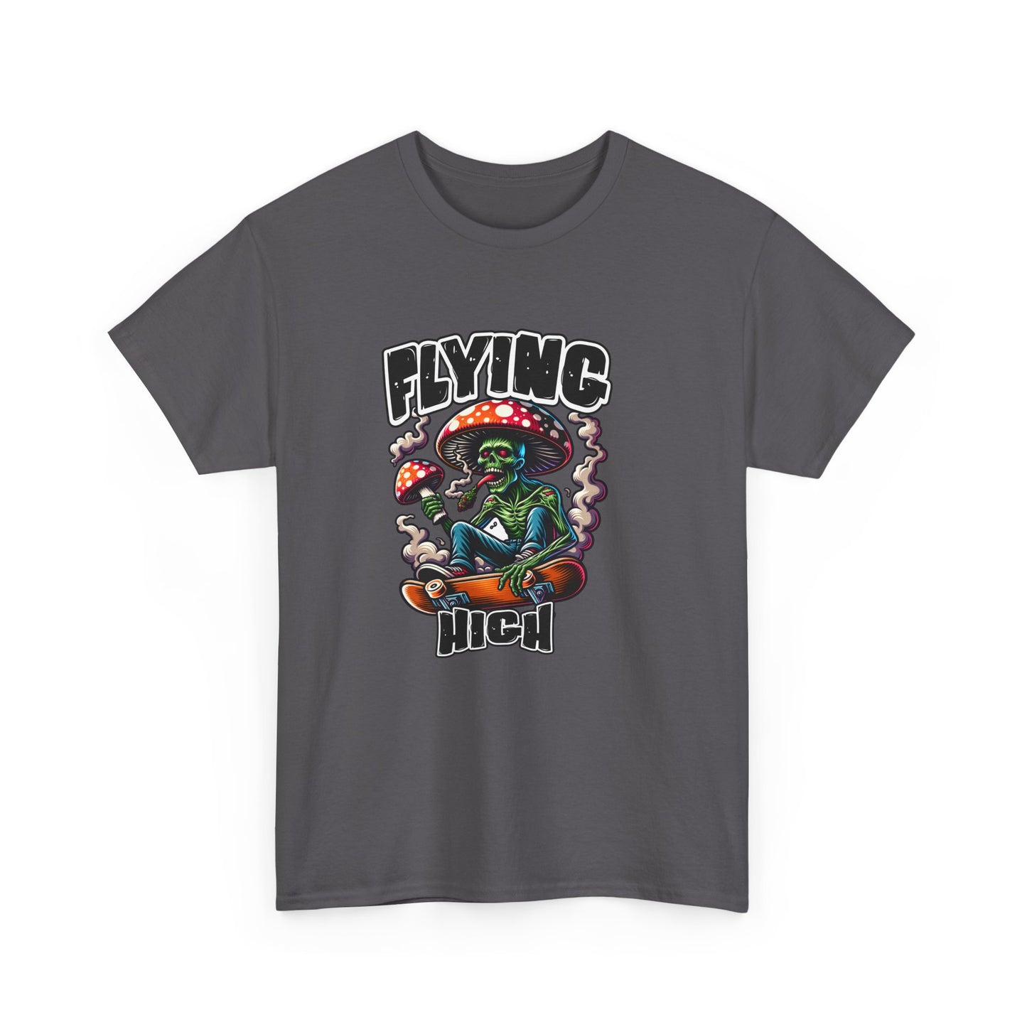 Flying High Unisex Cotton Tee, Psychedelic Shirt, Casual Wear, Gift for Stoners, Retro Fashion, Fun Graphic T-Shirt