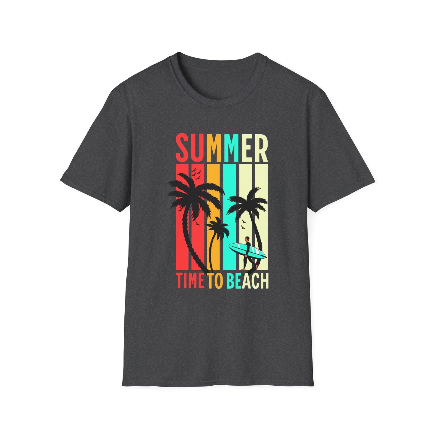 Summer Vibes Unisex T-Shirt, Beach Party Shirt, Casual Wear, Gift for Friends, Vacation Outfit, Coaster Inspired Design