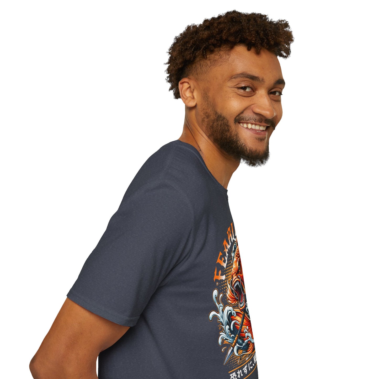 Fearless Koi Unisex Softstyle T-Shirt - Inspirational Gift, Casual Wear, Everyday Comfort, Success Apparel, Relaxed Fit