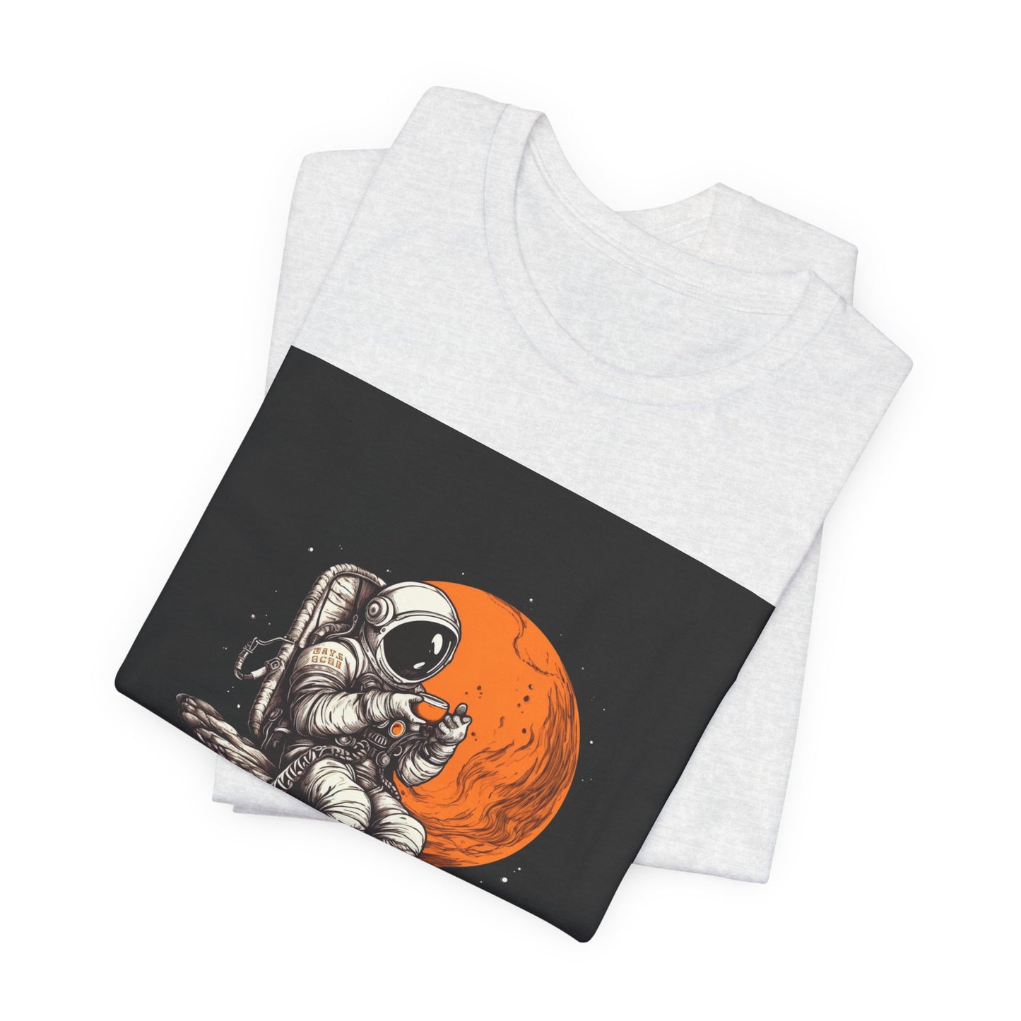 Space Pioneer Unisex Tee - Astronaut Graphic Shirt, Cool Space Themed Gift, Sci-Fi Lover Apparel, Casual Wear, Cosmic Adventure