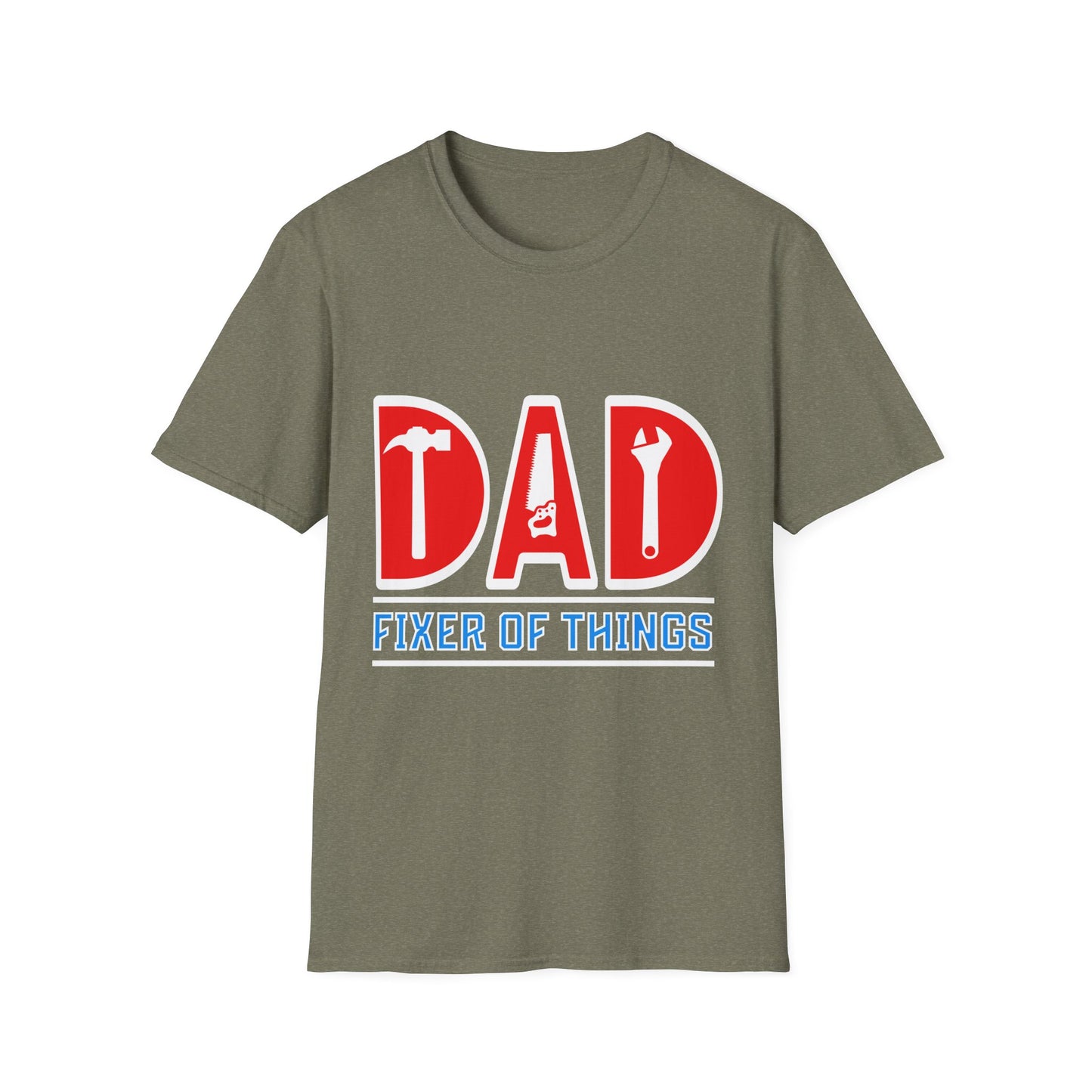 Dad Fixer of Things T-Shirt, Gift for Dad, Father's Day Shirt, Dad Humor Tee, Unisex Softstyle Tee