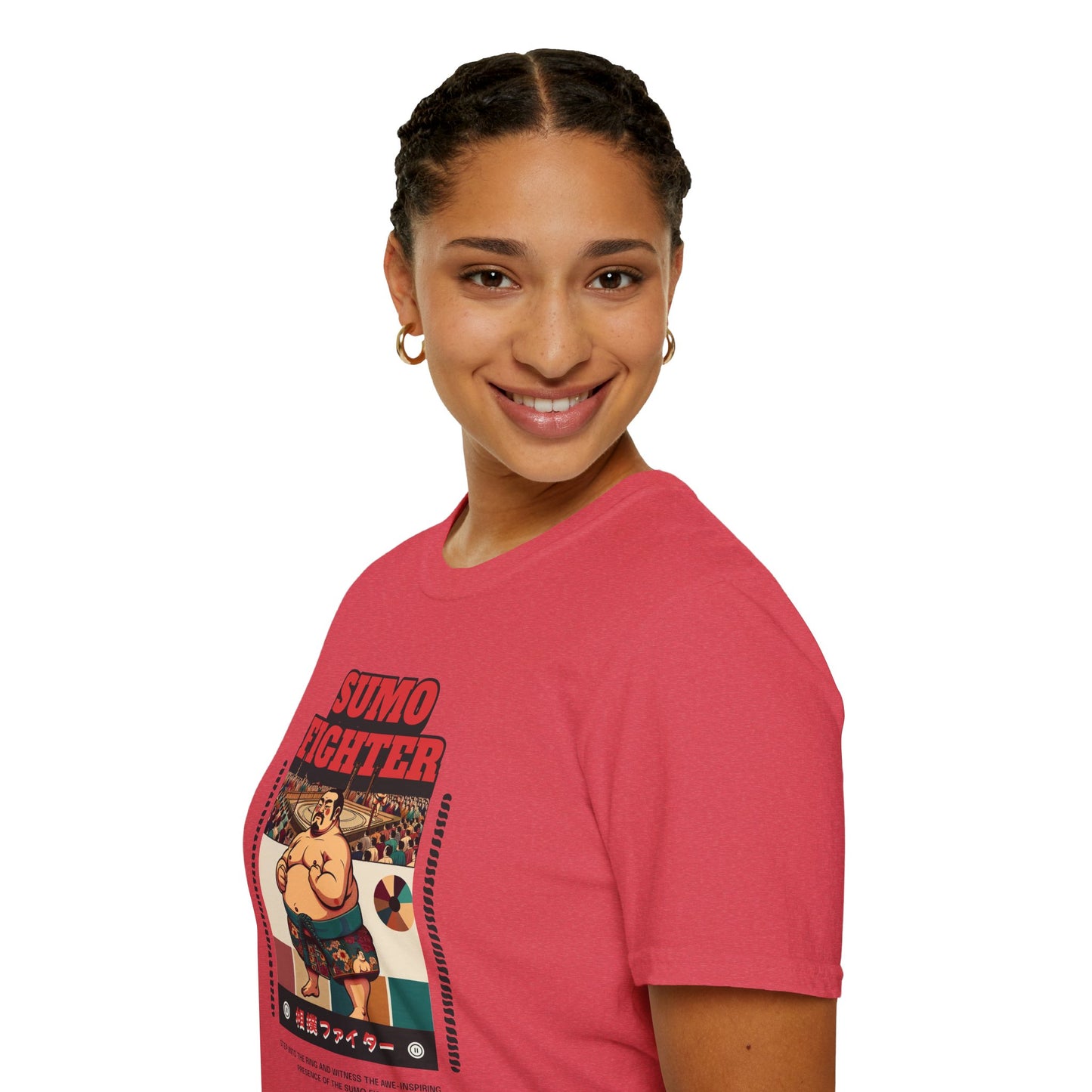 Sumo Fighter Graphic Tee | Fun Unisex T-Shirt for Sports Fans, Unique Gift, Casual Style, Anime Lovers, Vintage Aesthetic