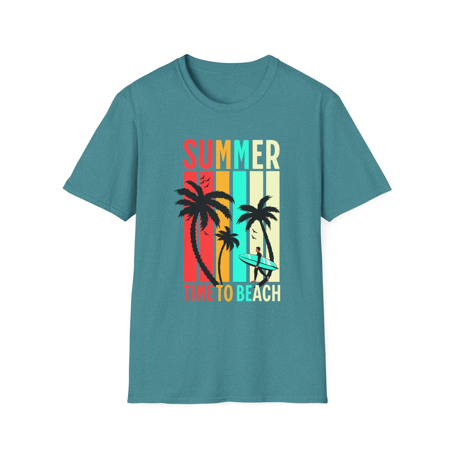 Summer Vibes Unisex T-Shirt, Beach Party Shirt, Casual Wear, Gift for Friends, Vacation Outfit, Coaster Inspired Design