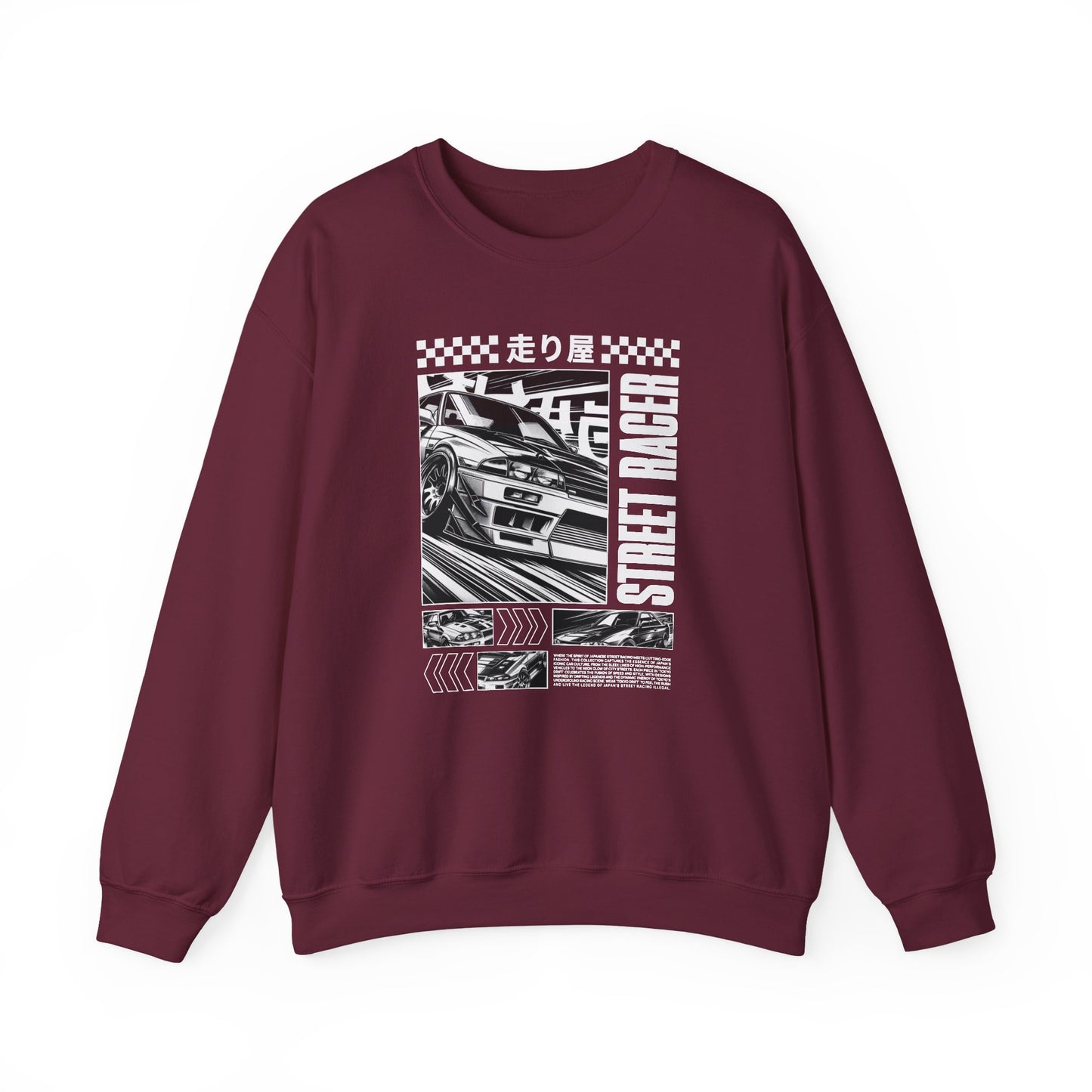 Vintage Racing Graphic Sweatshirt, Cool Car Sweatshirt, Automotive Gift, Unisex Crewneck, Casual Wear, Perfect for Car Lovers