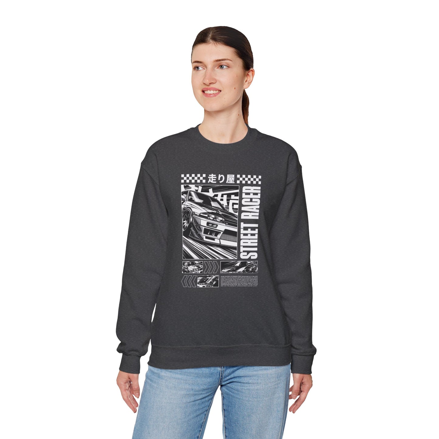 Vintage Racing Graphic Sweatshirt, Cool Car Sweatshirt, Automotive Gift, Unisex Crewneck, Casual Wear, Perfect for Car Lovers