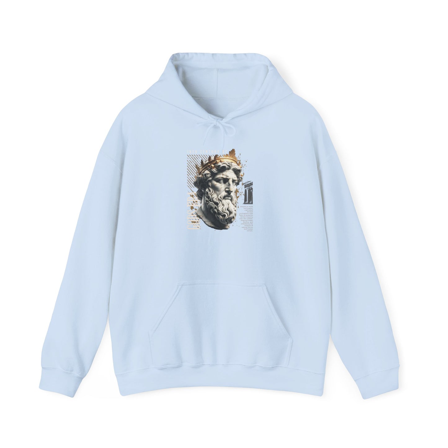 Artistic Hooded Sweatshirt with Classic Design, Casual Apparel, Gift for Art Lovers, Unisex Fashion, Cozy Streetwear, Layering Essential
