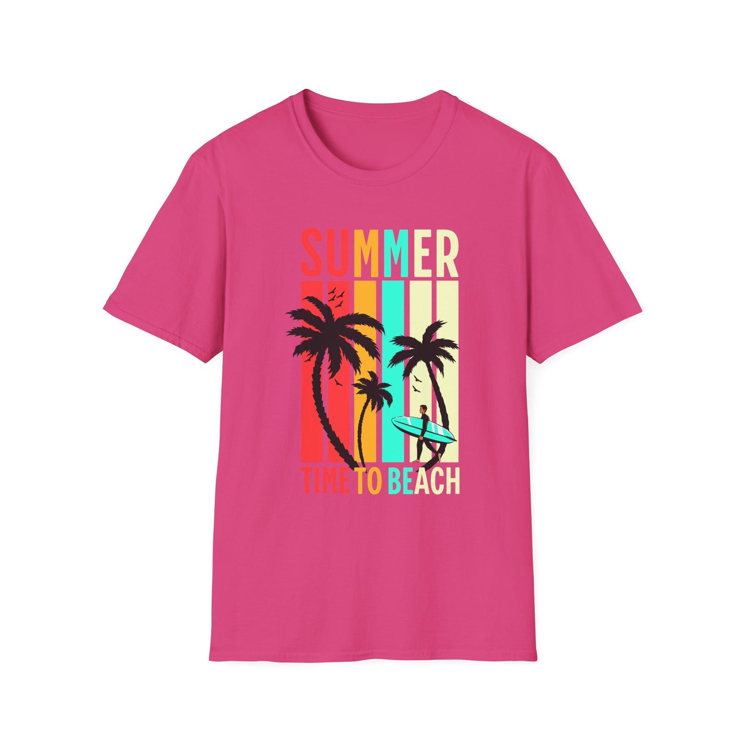 Summer Vibes Unisex T-Shirt, Beach Party Shirt, Casual Wear, Gift for Friends, Vacation Outfit, Coaster Inspired Design