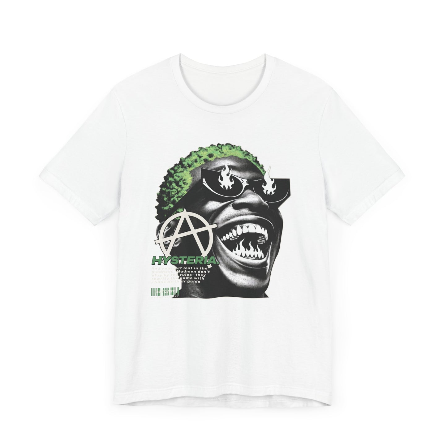 Bold Graphic Tee, Edgy Streetwear Shirt, Urban Casual Wear, Unisex Fashion Top, Gift for Music Lovers, Distinctive Artwork Tee