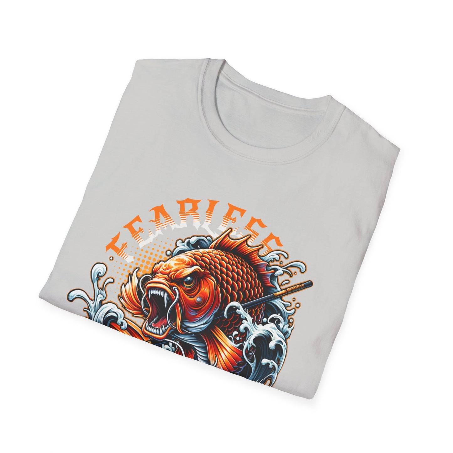 Fearless Koi Unisex Softstyle T-Shirt - Inspirational Gift, Casual Wear, Everyday Comfort, Success Apparel, Relaxed Fit