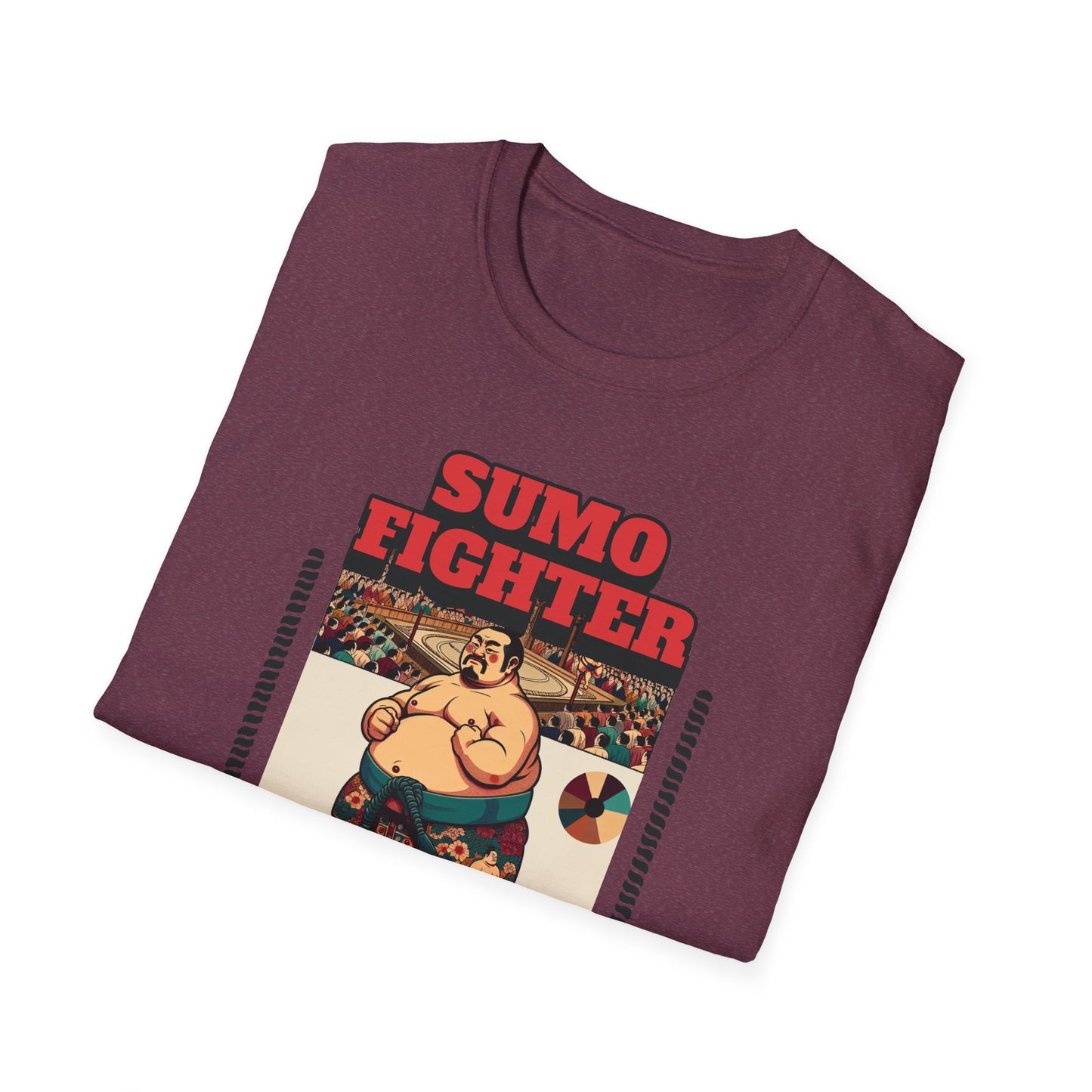 Sumo Fighter Graphic Tee | Fun Unisex T-Shirt for Sports Fans, Unique Gift, Casual Style, Anime Lovers, Vintage Aesthetic