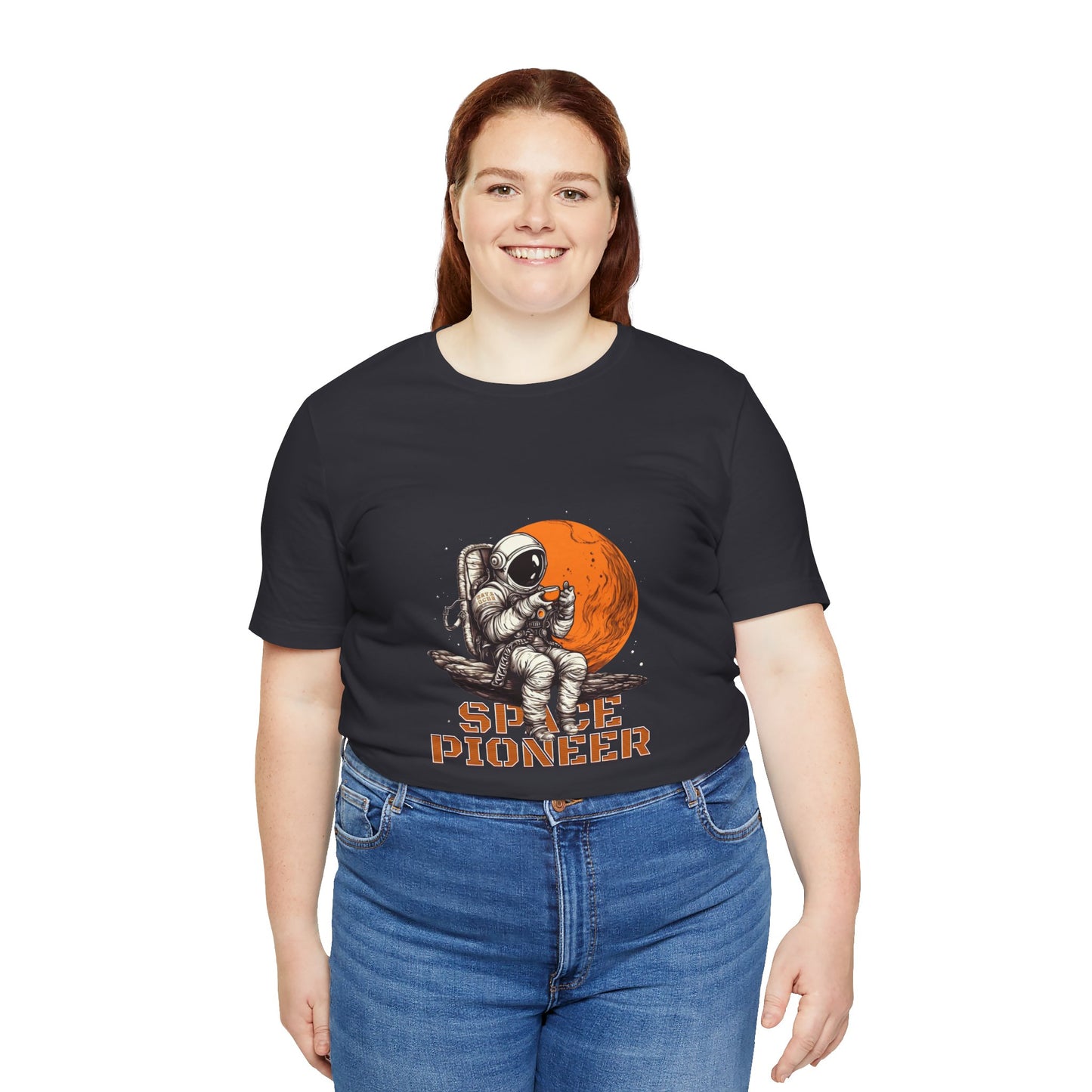 Space Pioneer Astronaut Tee, Cosmic Shirt, Gift for Astro Lovers, Unisex Graphic Tee, Sci-Fi T-Shirt, Casual Spacewear