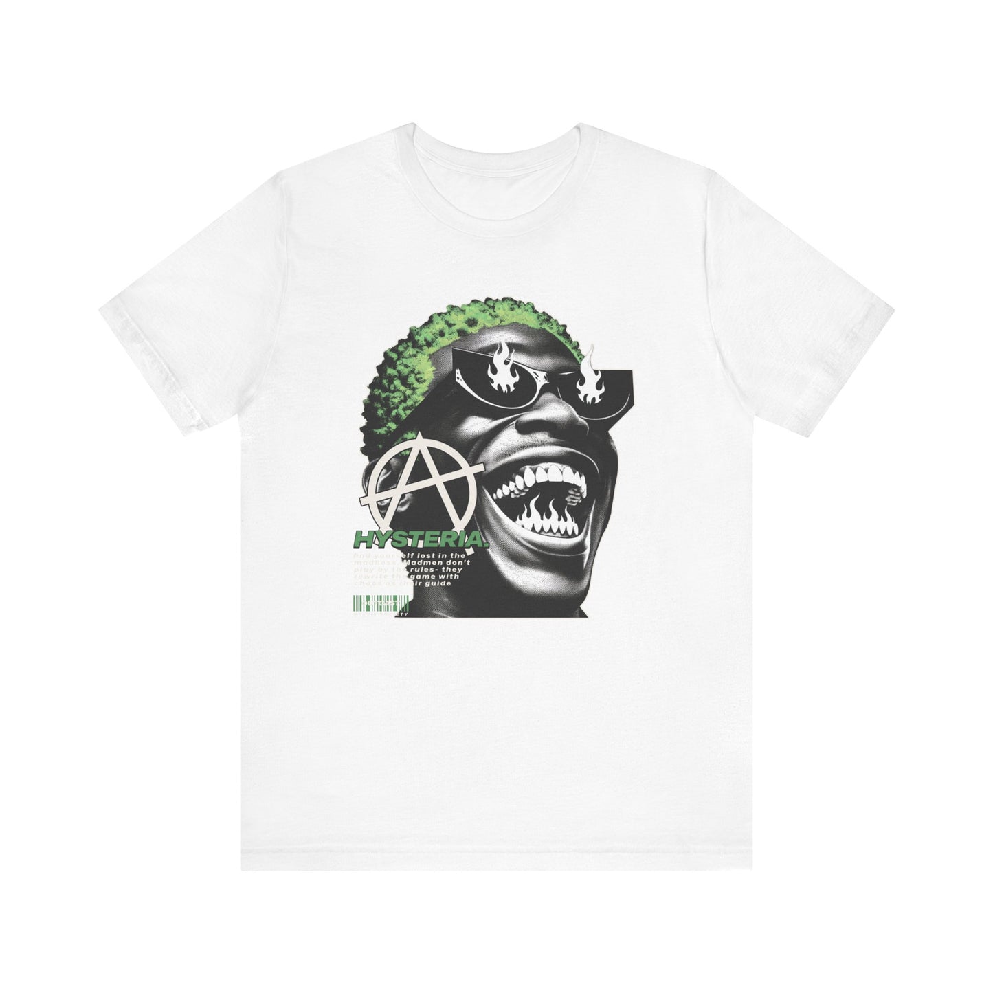Bold Graphic Tee, Edgy Streetwear Shirt, Urban Casual Wear, Unisex Fashion Top, Gift for Music Lovers, Distinctive Artwork Tee