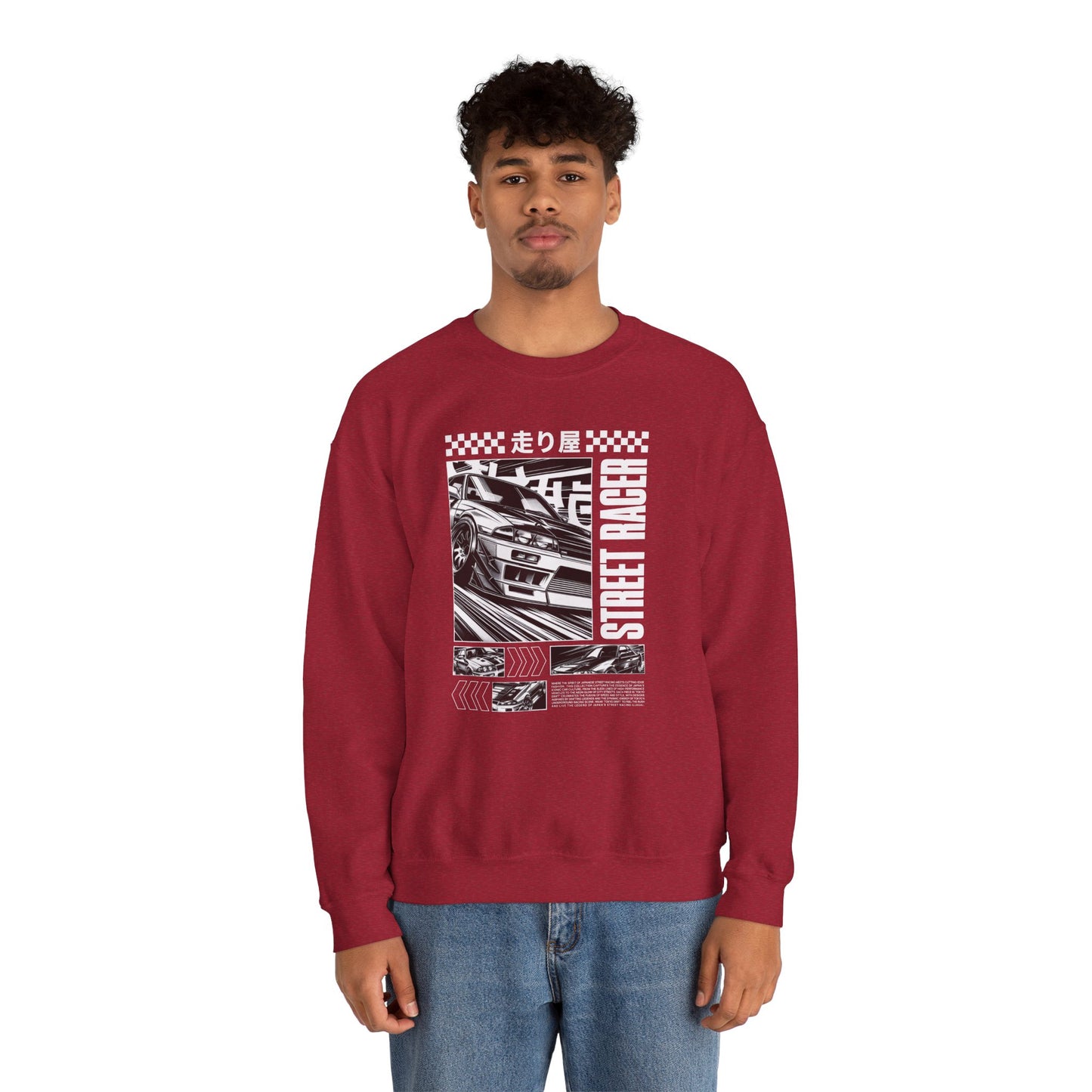 Vintage Racing Graphic Sweatshirt, Cool Car Sweatshirt, Automotive Gift, Unisex Crewneck, Casual Wear, Perfect for Car Lovers