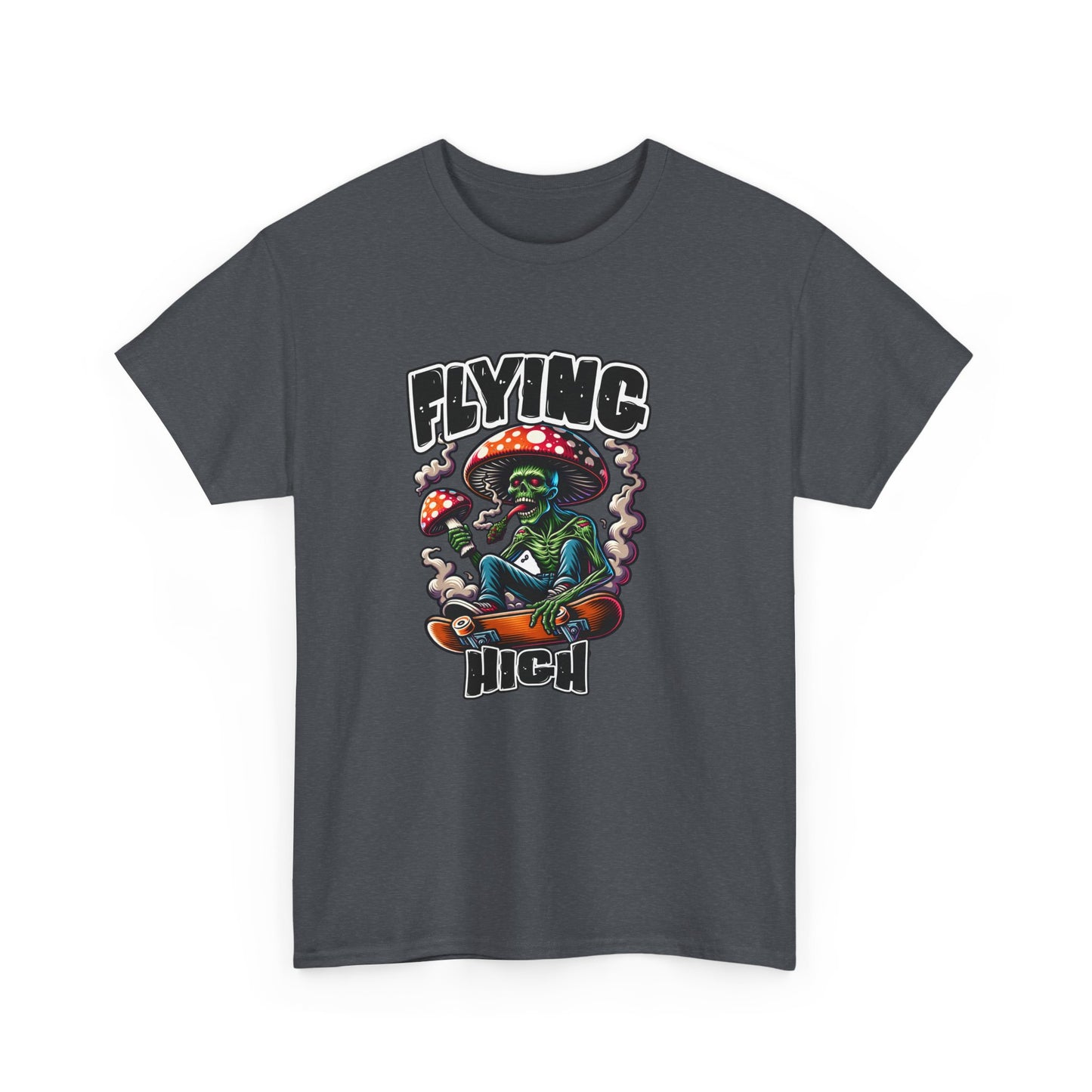 Flying High Unisex Cotton Tee, Psychedelic Shirt, Casual Wear, Gift for Stoners, Retro Fashion, Fun Graphic T-Shirt