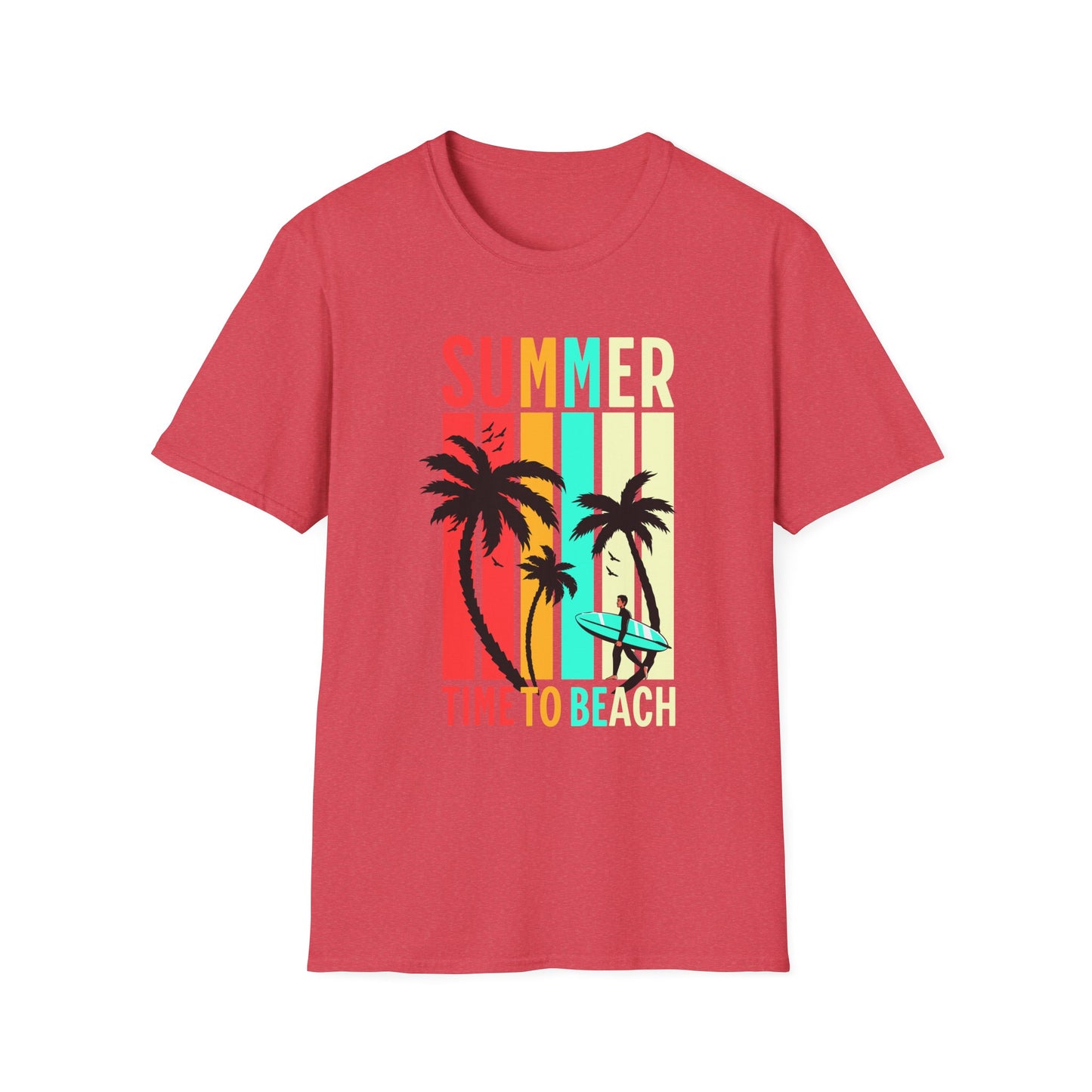 Summer Vibes Unisex T-Shirt, Beach Party Shirt, Casual Wear, Gift for Friends, Vacation Outfit, Coaster Inspired Design