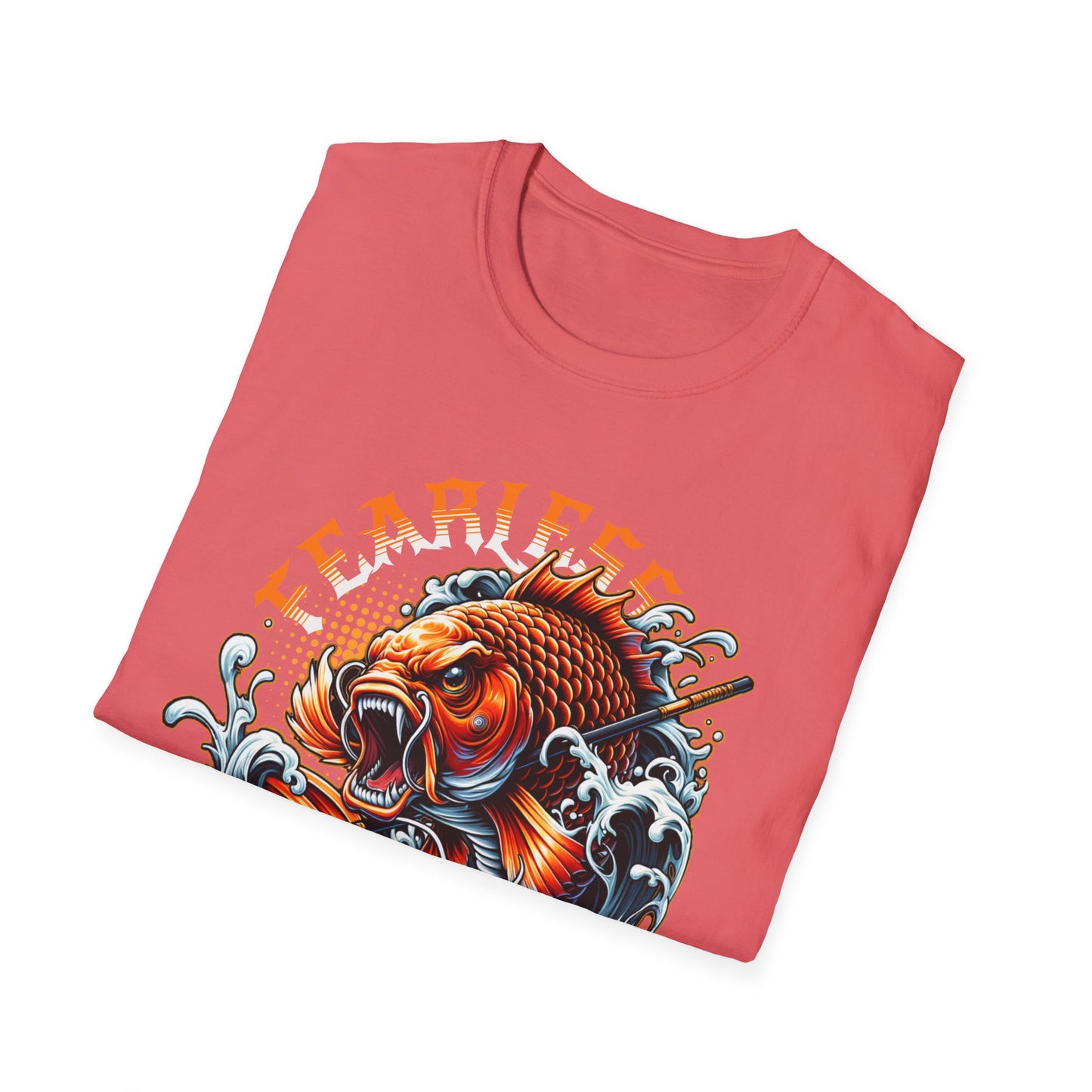 Fearless Koi Unisex Softstyle T-Shirt - Inspirational Gift, Casual Wear, Everyday Comfort, Success Apparel, Relaxed Fit