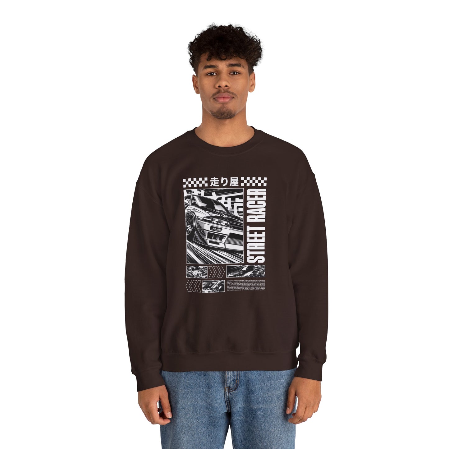 Vintage Racing Graphic Sweatshirt, Cool Car Sweatshirt, Automotive Gift, Unisex Crewneck, Casual Wear, Perfect for Car Lovers