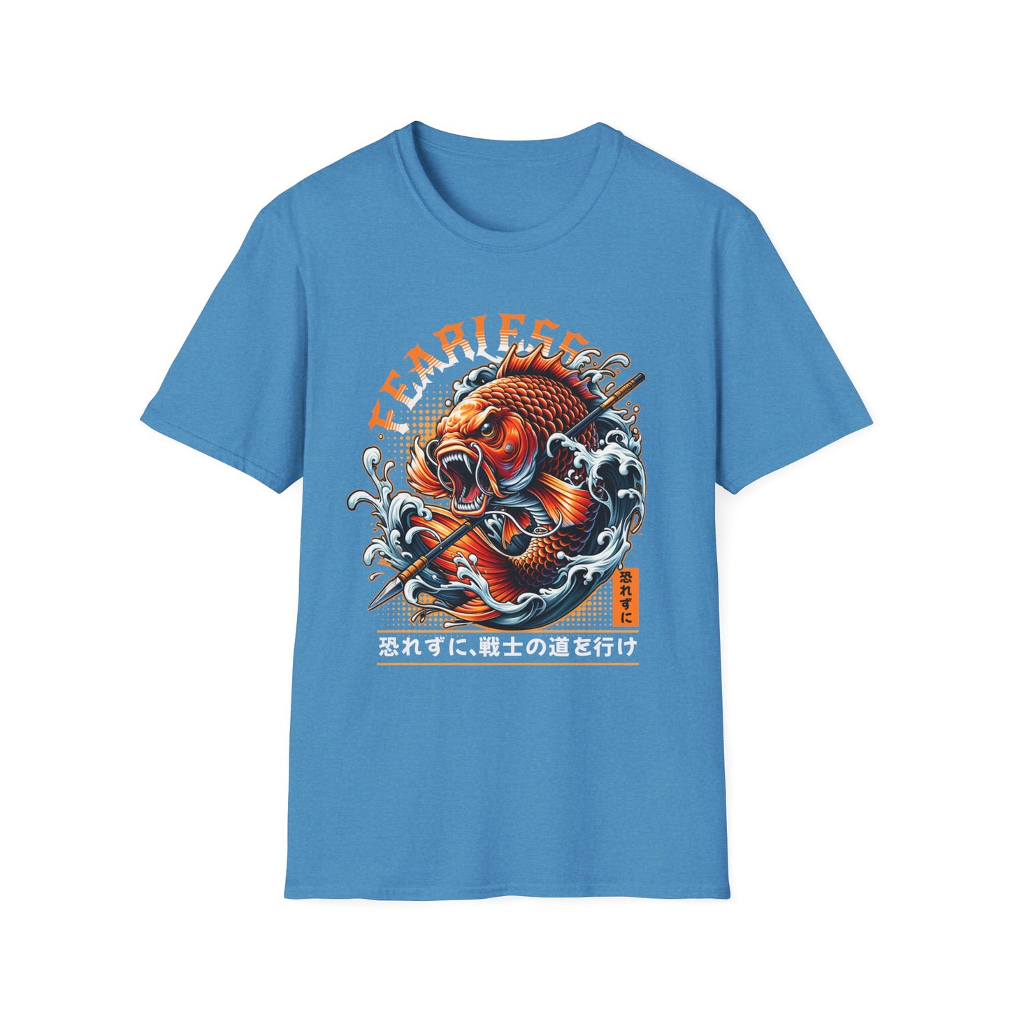 Fearless Koi Unisex Softstyle T-Shirt - Inspirational Gift, Casual Wear, Everyday Comfort, Success Apparel, Relaxed Fit
