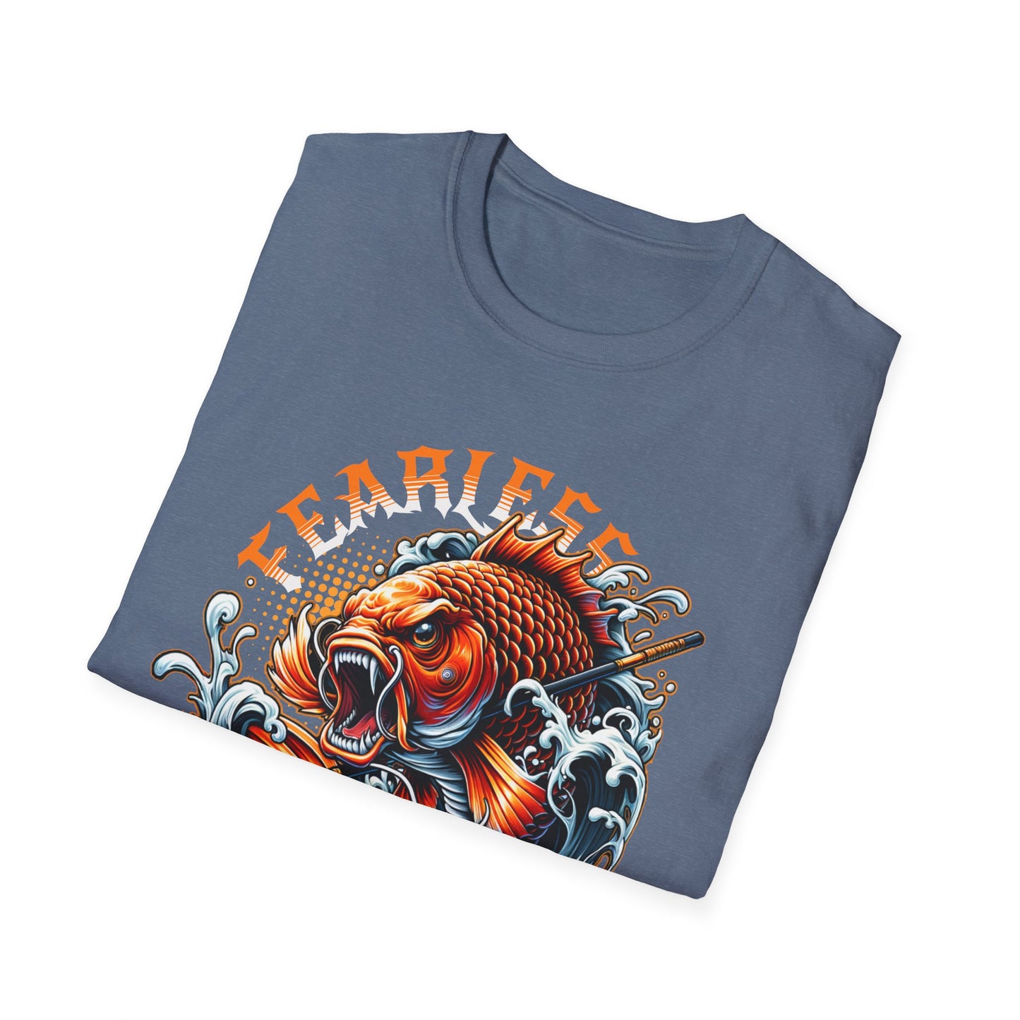 Fearless Koi Unisex Softstyle T-Shirt - Inspirational Gift, Casual Wear, Everyday Comfort, Success Apparel, Relaxed Fit