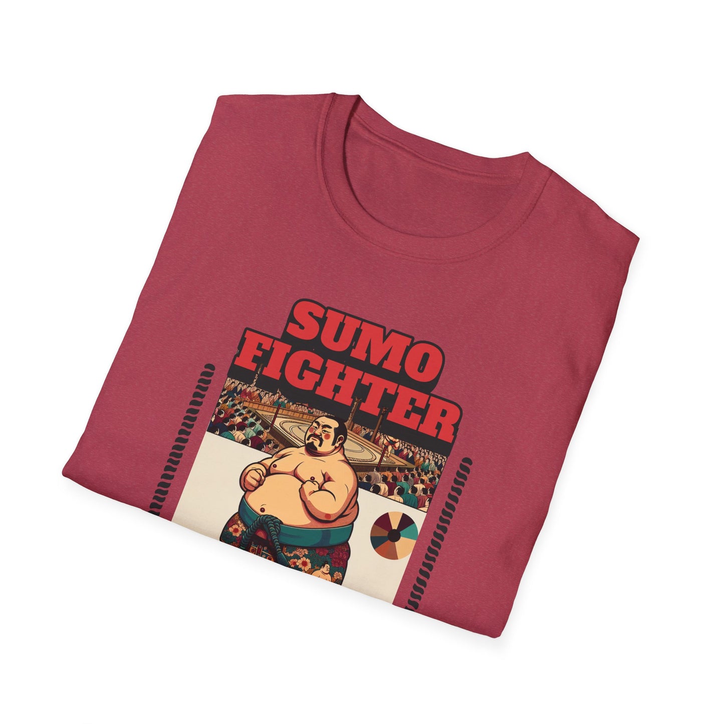 Sumo Fighter Graphic Tee | Fun Unisex T-Shirt for Sports Fans, Unique Gift, Casual Style, Anime Lovers, Vintage Aesthetic