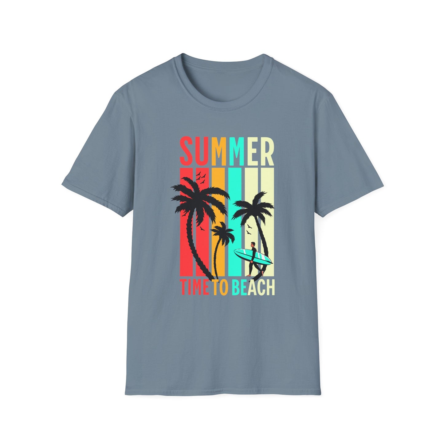 Summer Vibes Unisex T-Shirt, Beach Party Shirt, Casual Wear, Gift for Friends, Vacation Outfit, Coaster Inspired Design